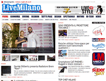 Tablet Screenshot of livemilano.it